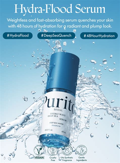 PURITO HYDRO WAVE DEEP SEA SERUM 60ML