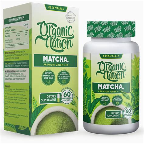 ORGANIC NATION MATCHA 60TAB