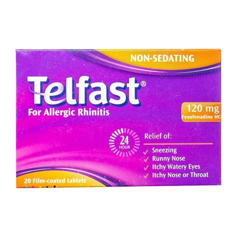 TELFAST 120 MG 20 TAB --