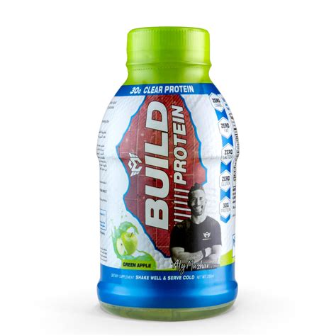 MUSCLEADD ADD LIQUID BBUILD PROTEIN 330ML GREEN APPLE