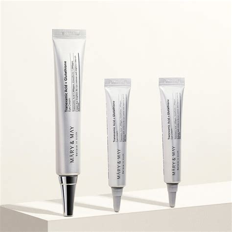 mary&may tranexamic acid+ glutathion eye cream Acid + I Korean Skincare  Korean-Skincare 000ppm of tranexamic acid and glutathione Mary&May Tranexamic Acid+Glutathion Eye Cream