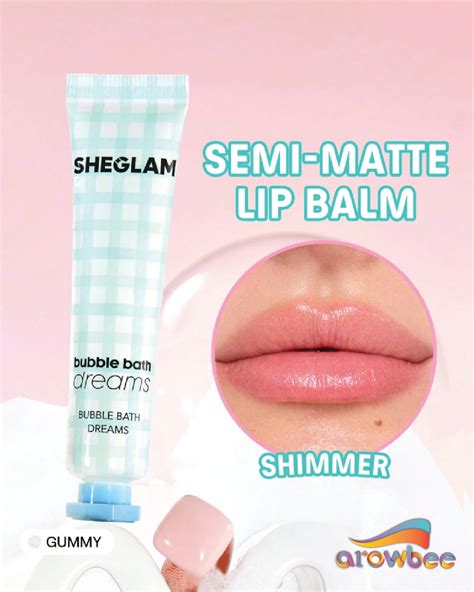 SHEGLAM BUBBLE KISS LIP BALM (BUBBLE TEA) 10G