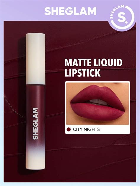 SHEGLAM MATT ALLURE LIQUID LIPSTICK (CITY NIGHTS)3.1G