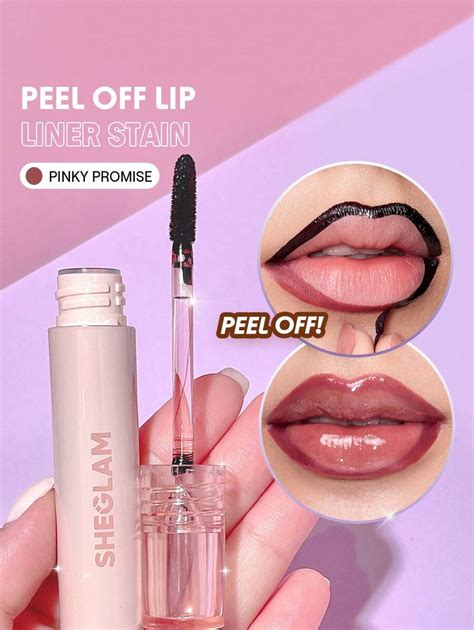 SHEGLAM FALL IN LINE PEEL OFF LIP LINER (PINKY PROMISE)3G