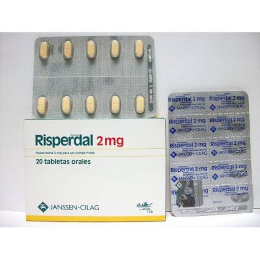 RISPERDAL 2 MG 20 TAB--