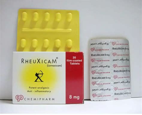 RHEUXICAM 8 MG 20TAB --