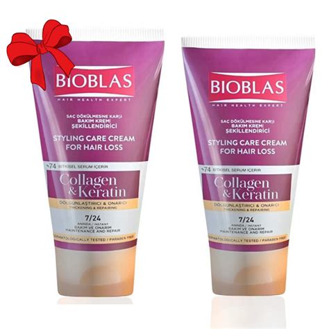 BIOBLAS COLLAGEN KERATIN STYLING CARE CREAM HAIR 150ML