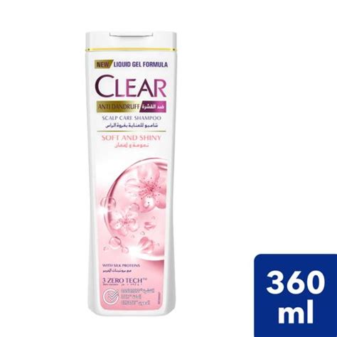 CLEAR SHAMPOO (SOFT&SHINY) FW 360ML OFF 15LE