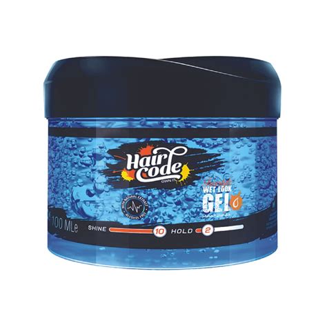 HAIR CODE GEL WET LOOK 100 ML Blue Jar
