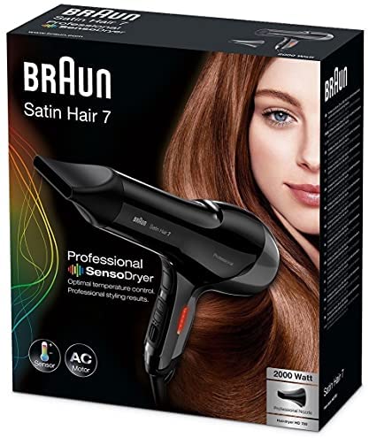 BRAUN SATIN HAIR 7 SENSO DRYER 2000 W.HD780 سيشوار