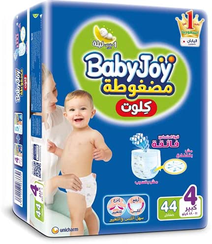 BABYJOY 4 (CULOTTE) +LARGE (11-18KG) 40+4PCS كلوت
