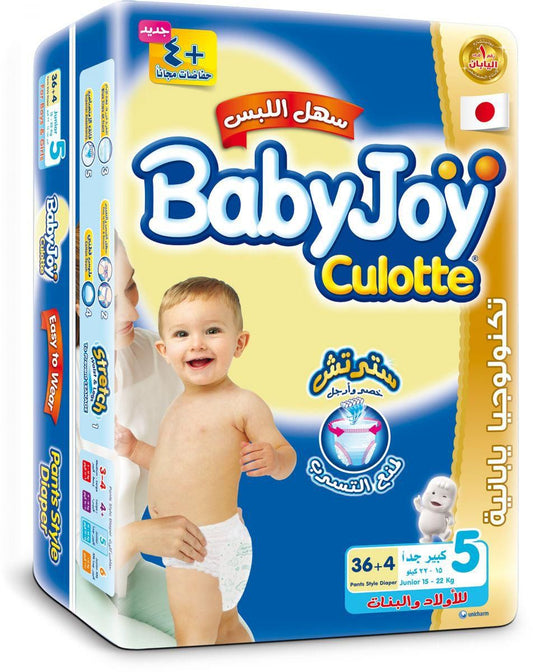BABYJOY 5 (CULOTTE) JUNIOR (15-22KG ) 38PCS كلوت