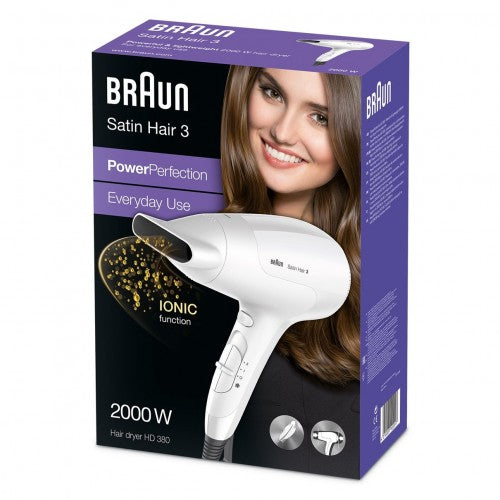 BRAUN SATIN HAIR 3 HD380 2000WATT سيشوار