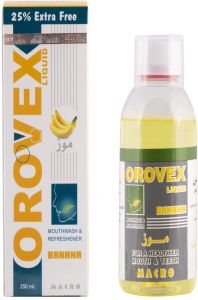 OROVEX BANANA MOUTH WASH 250 ML موز