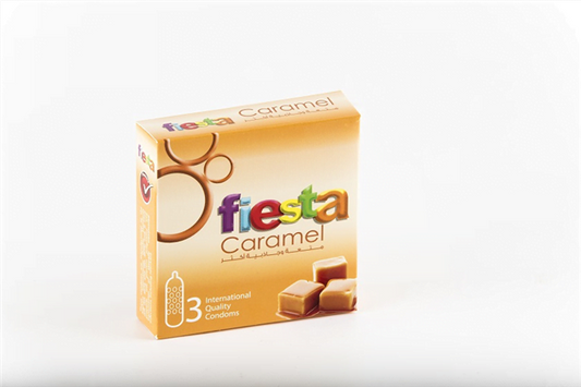 FIESTA CONDOM CARAMEL 3 PCS
