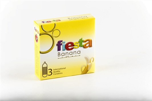 FIESTA CONDOM BANANA 3 PCS