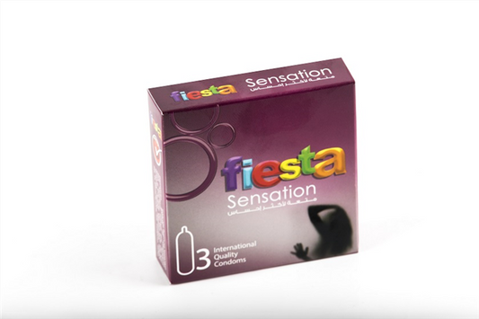 FIESTA CONDOM SENSATION 3 PCS