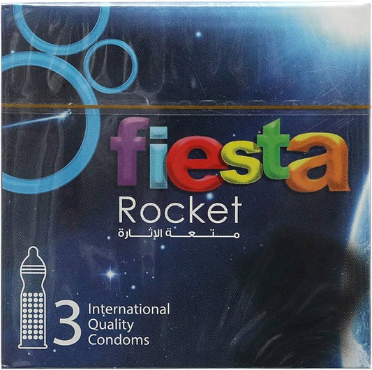 FIESTA CONDOM ROCKET 3 PCS
