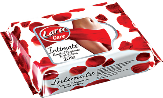 Lara Intimate Wet Wipes 20Pcs