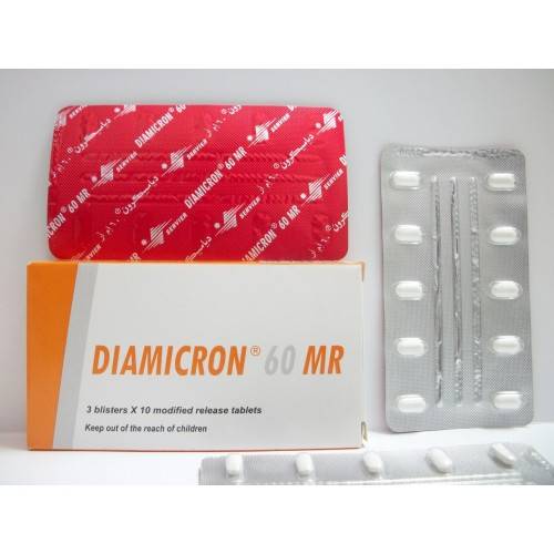DIAMICRON M.R. 60MG 30 TAB