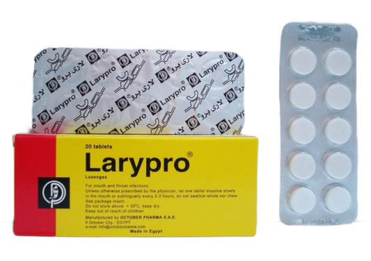LARYPRO 20 LOZENGES TABS
