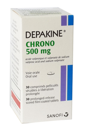 DEPAKINE CHORONO 500 MG 30 TAB