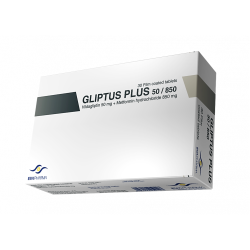 GLIPTUS PLUS 50/850 MG 30 TAB