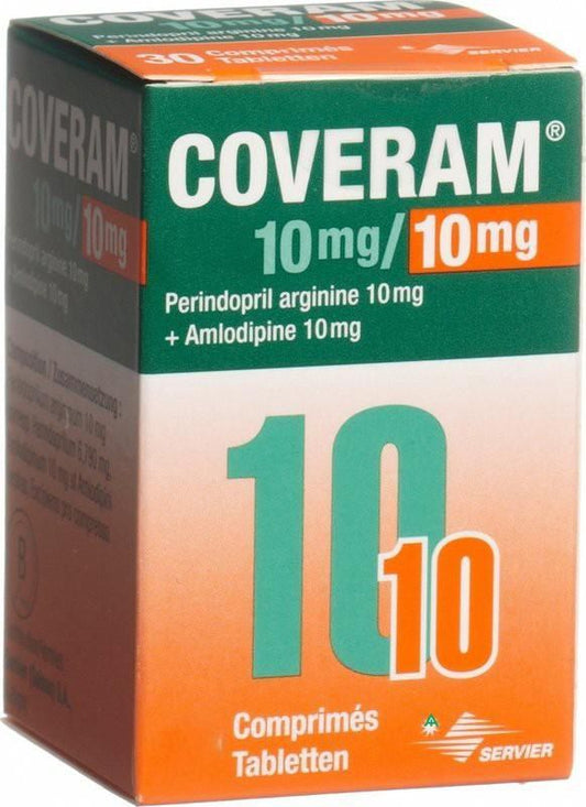 COVERAM 10MG/10 MG 15 TAB