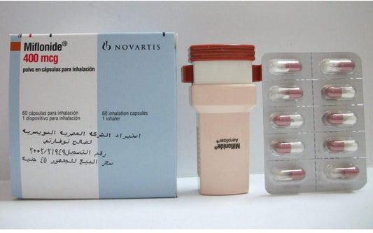 MIFLONIDE 400MCG 60 CAP