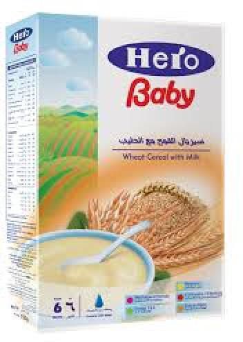 HERO BABY CEREAL WHEAT&KILK 150G قمح