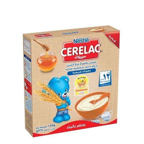 CERELAC IRON + HONEY WHEAT WITH MILK 125GM