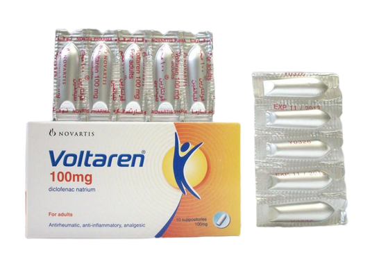 Voltaren Adult 100 Mg 10 Supp