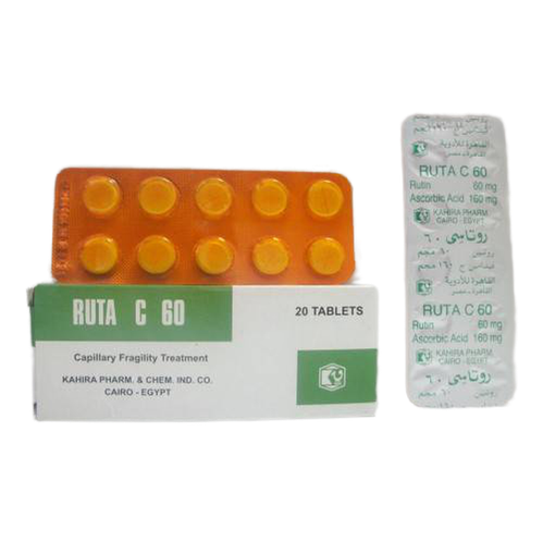 RUTA - C - 60 MG 20 TAB