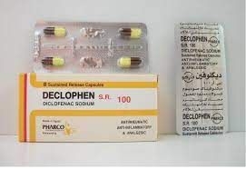DECLOPHEN SR 100 MG 8 CAP