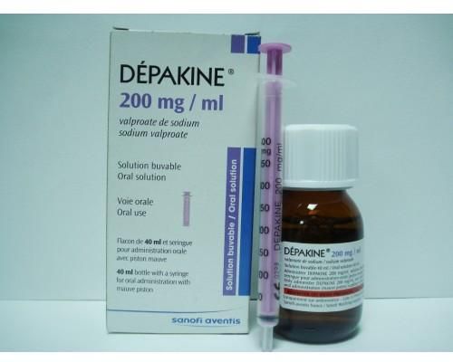 DEPAKINE 200 MG / 5 ML ORAL SOLUTION