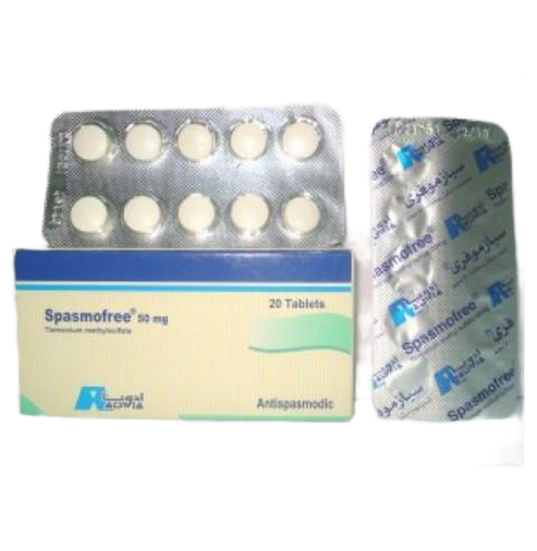 SPASMOFREE 50 MG 20TAB