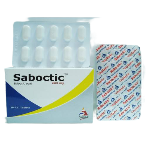 Saboctic 600 Mg 20 Tab