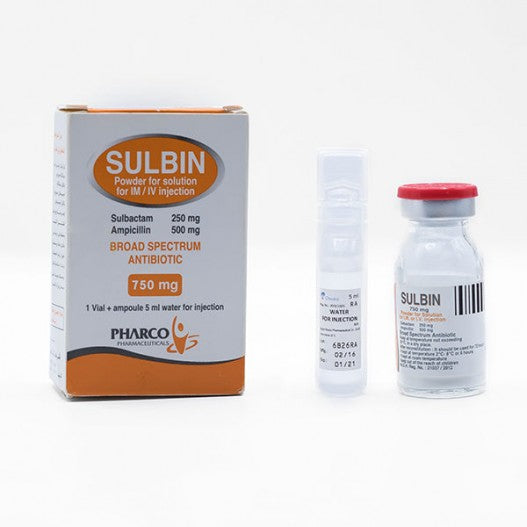 SULBIN 750 MG 1VIAL