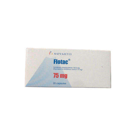 FLOTAC 75 MG 20 CAP