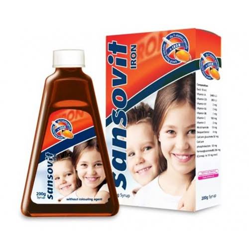 Sansovit Iron Syrup 200Gm