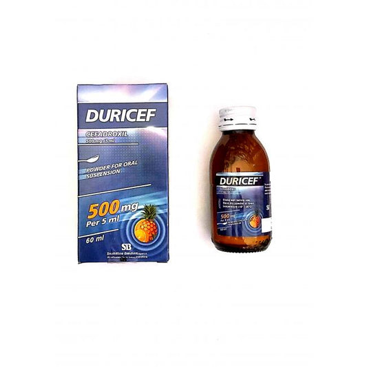 DURICEF 250 MG / 5 ML SYRUP 60 ML