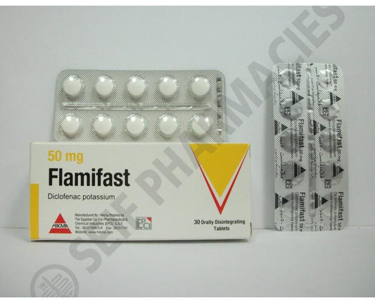 FLAMIFAST 50 MG 30 TAB