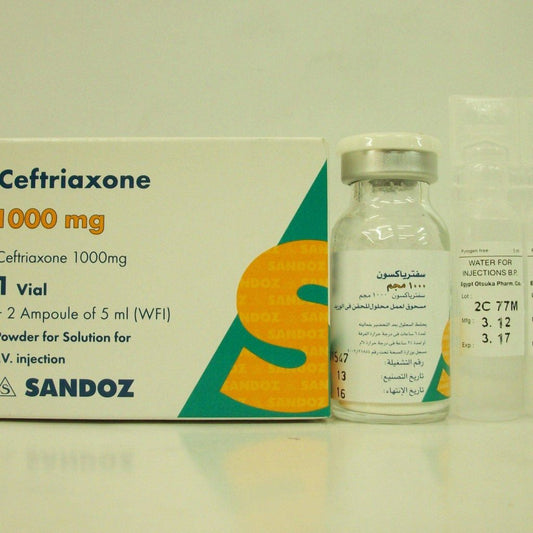 CEFTRIAXONE 1 GM I V 1 AMP