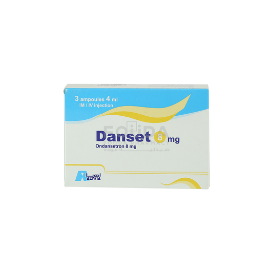DANSET 8MG/4ML 3 AMP