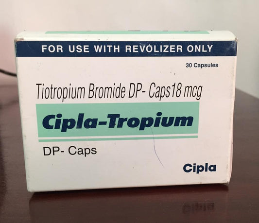 Cipla-Tropium 30 Cap 18 Mcg Inhaler