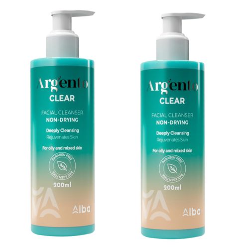 منظف ​​الوجه أرجينتو كلير 200 مل 1+1 عرض