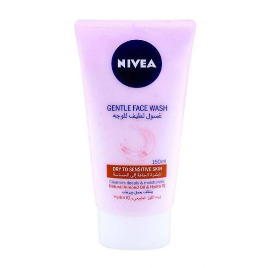 NIVEA FACE WASH GENTLE ALMOND SENSITIVE 150ML