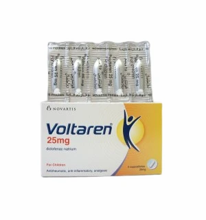 VOLTAREN 25MG CHILDREN 5 SUPP