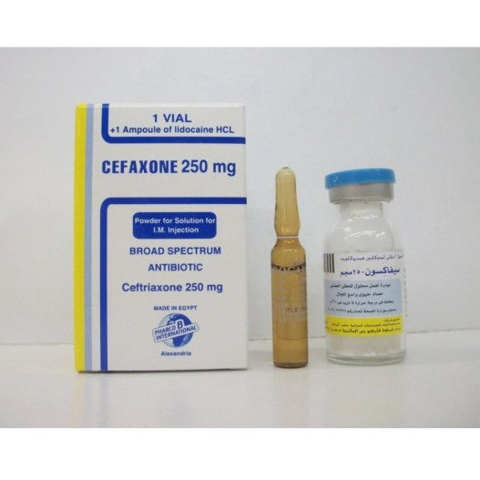 CEFAXONE 250 MG 1 VAL
