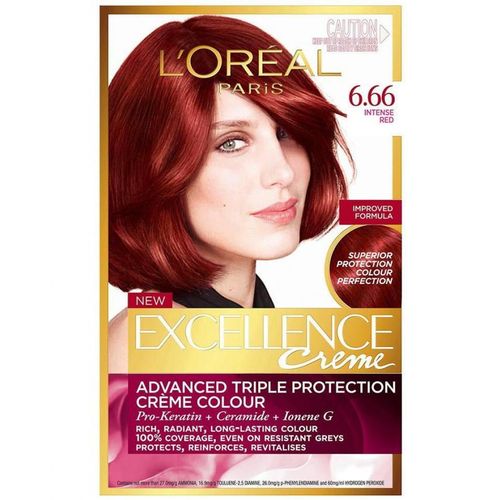 كريم لوريال إكسيلنس 6.66 سكارليت إنتنس R LLC